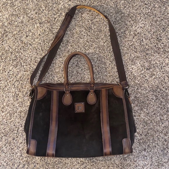 STS Ranchwear Handbags - STS Ranchwear Weekender - brown suede